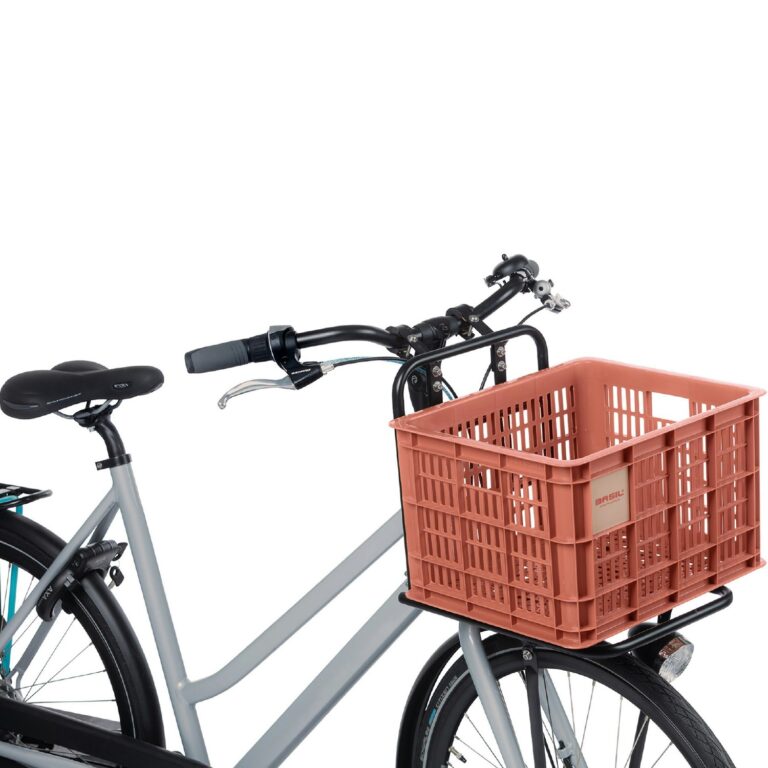 Basil Bicycle Crate Medium Recycled 29.5L - Red