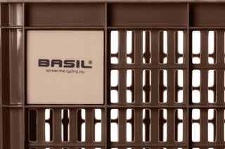 Basil Bicycle Crate Mik Medium Recycled 29.5L - Brown