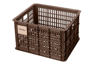 Basil Bicycle Crate Mik Medium Recycled 29.5L - Brown