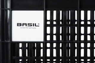 Basil Bicycle Crate Large Recycled 40L - Black