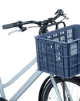 Basil Bicycle Crate Large Recycled 40L - Blue Stone
