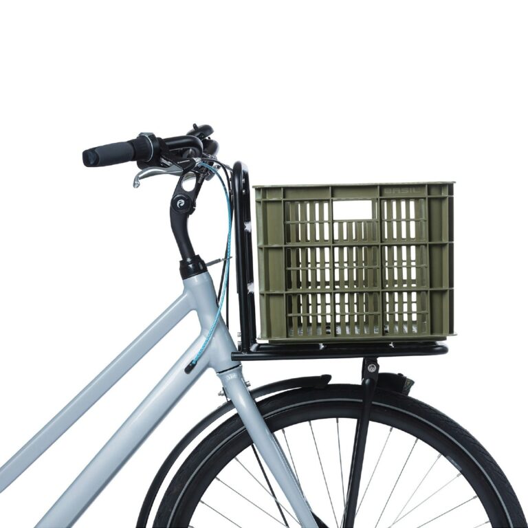 Basil Bicycle Crate Mik 2.0 Large Recycled 40L - Moss Green