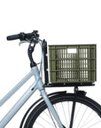Basil Bicycle Crate Mik 2.0 Large Recycled 40L - Moss Green