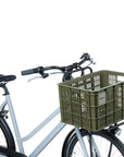 Basil Bicycle Crate Mik 2.0 Large Recycled 40L - Moss Green