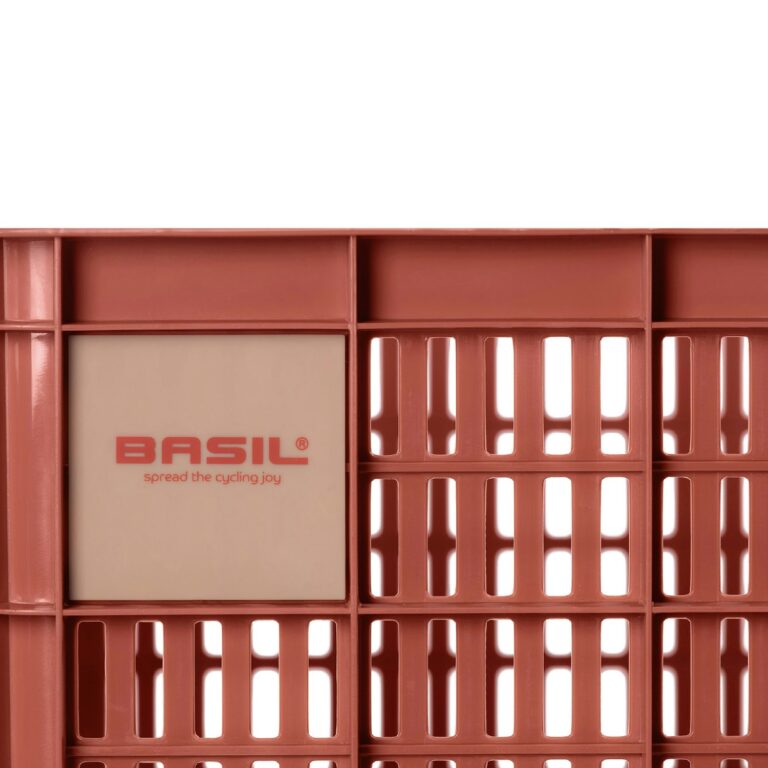 Basil Bicycle Crate Large Recycled Syntheric 40L - Terra Red