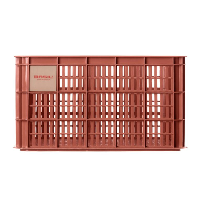 Basil Bicycle Crate Large Recycled Syntheric 40L - Terra Red
