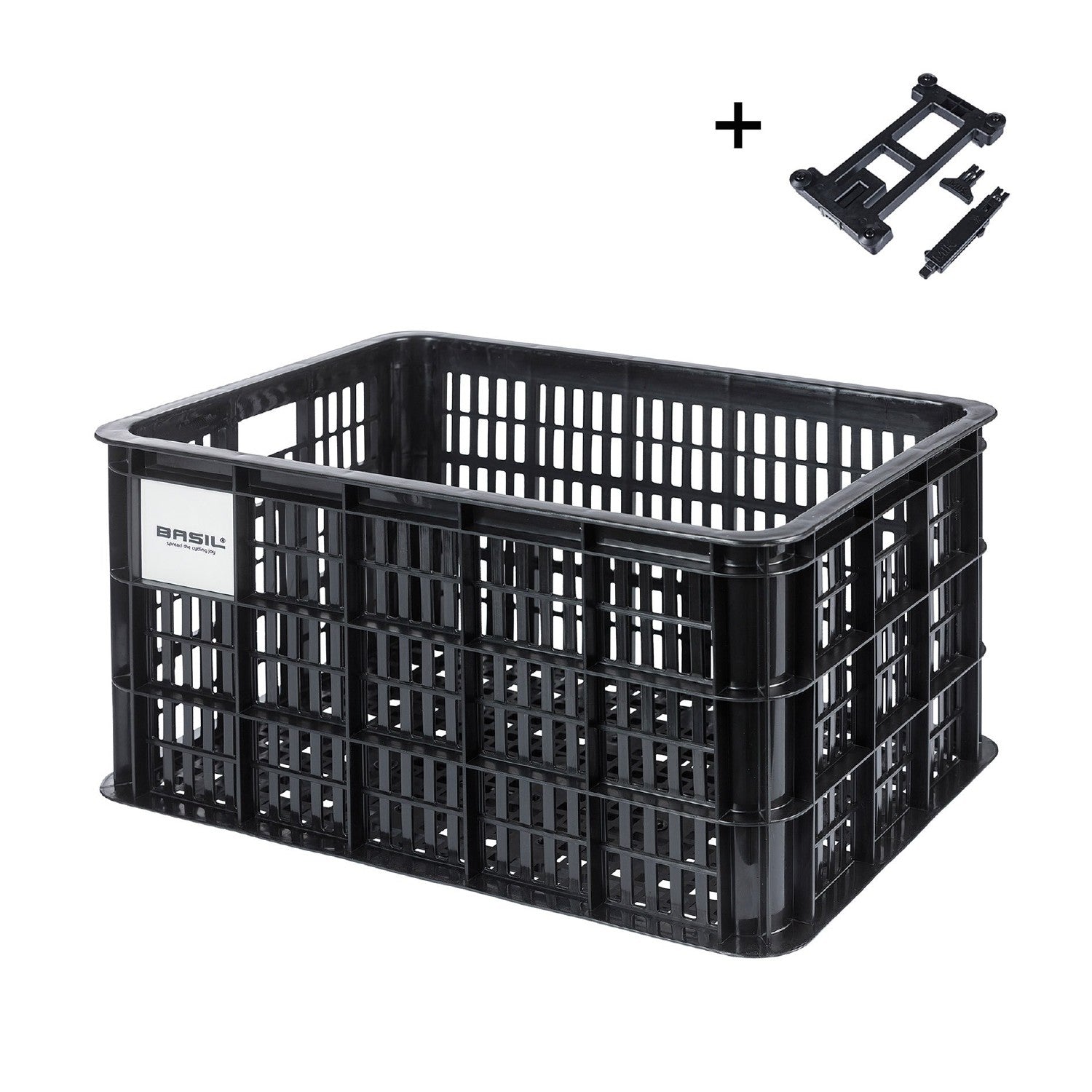 Basil Bicycle Crate MIK 2.0 Large 40L - Black