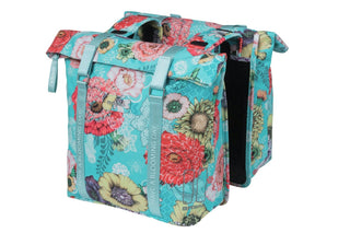 Basil Bloom Field Double Pannier Bag 28-35L - Blue