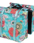 Basil Bloom Double Pannier Bag Mik 28-35L - Blue
