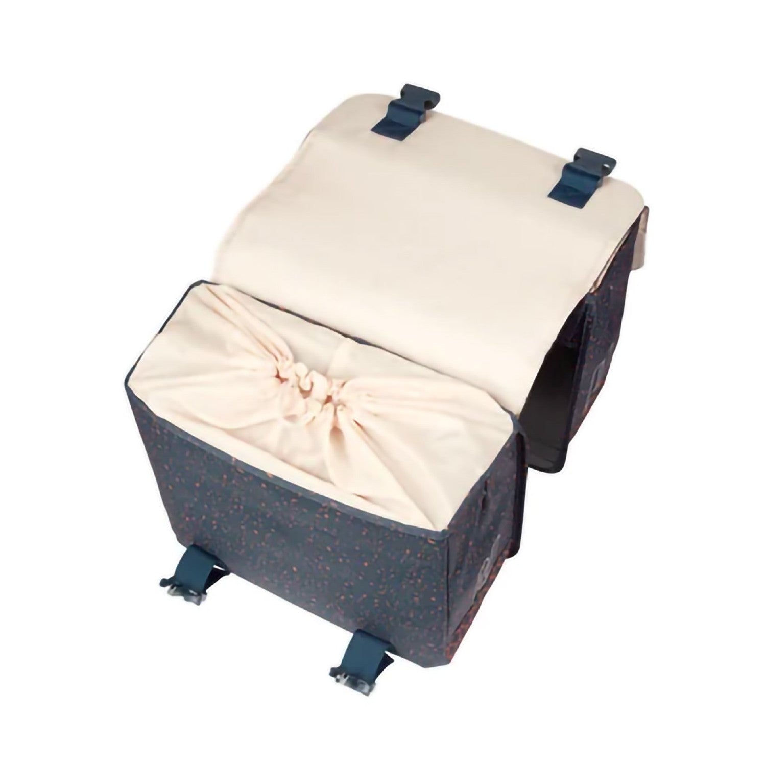 Basil Flair Double Bicycle Bag 35L - Navy