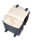 Basil Flair Double Bicycle Bag 35L - Navy