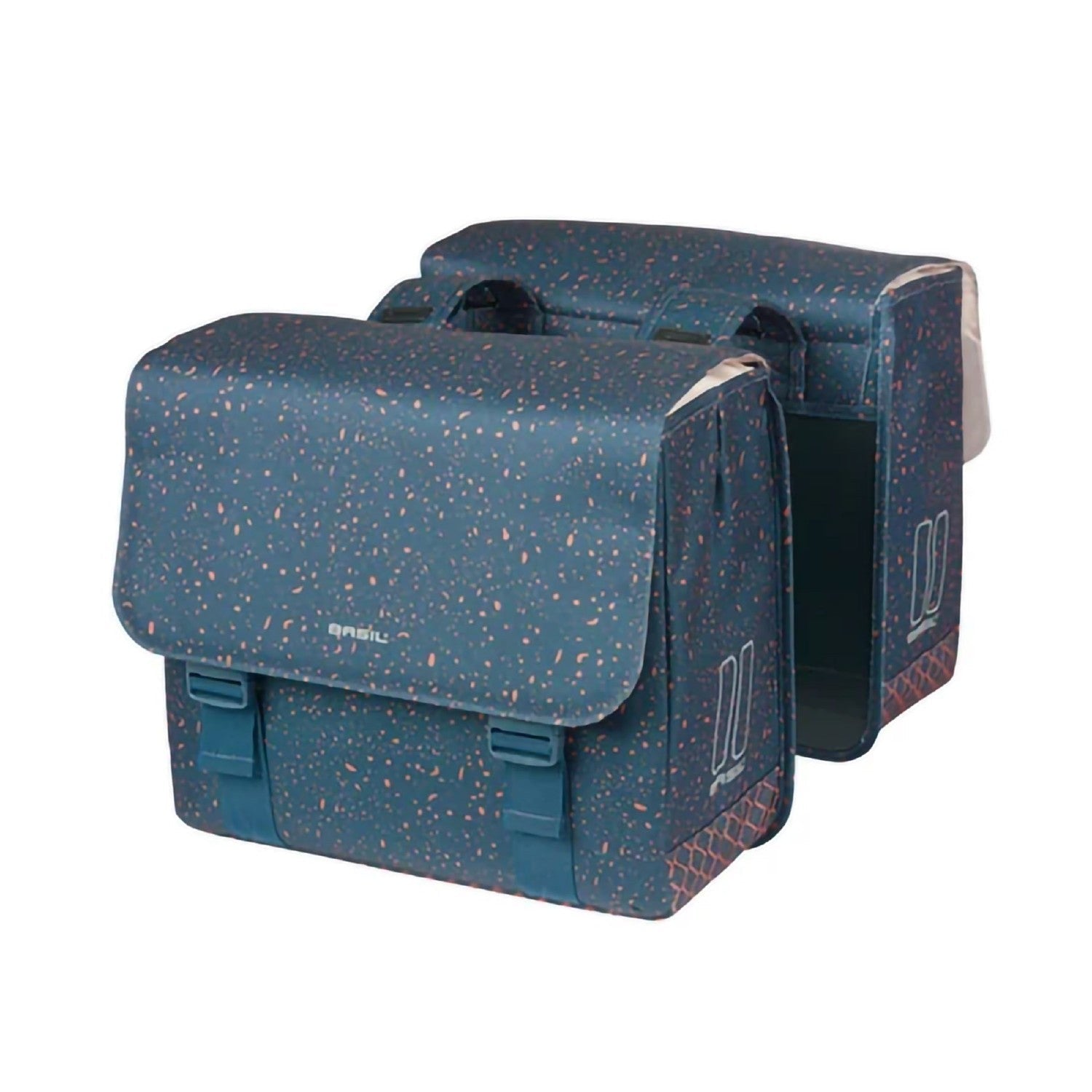 Basil Flair Double Bicycle Bag 35L - Navy