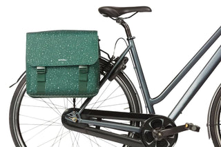 Basil Flair Double Bicycle Bag 35L - Green