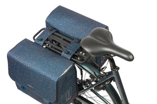 Basil Flair Double Bicycle Bag MIK 35L - Navy