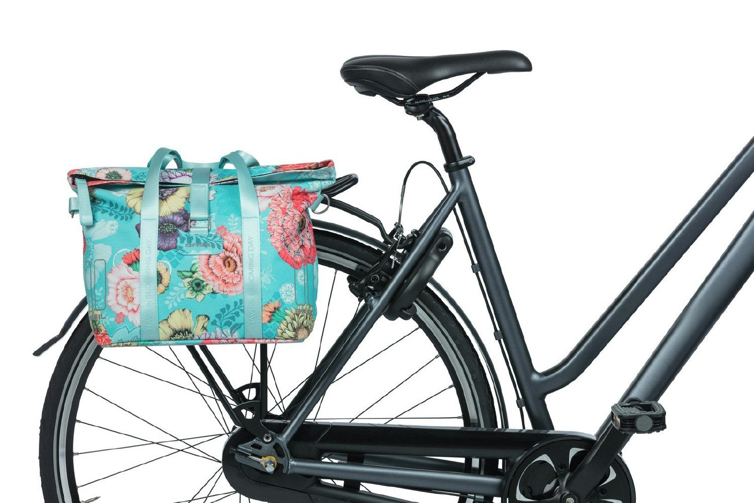 Basil Bloom Bicycle Handbag KF-Hook 8-11L - Blue