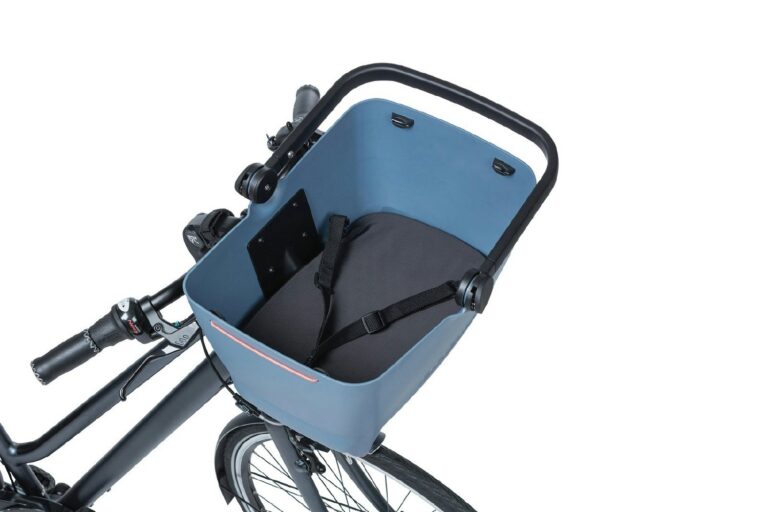Basil Buddy KF Pets Bicycle Front Basket - Blue