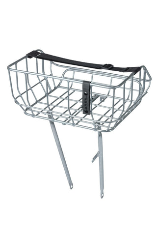 Basil Portland Front Basket Mik 25L - Chrome