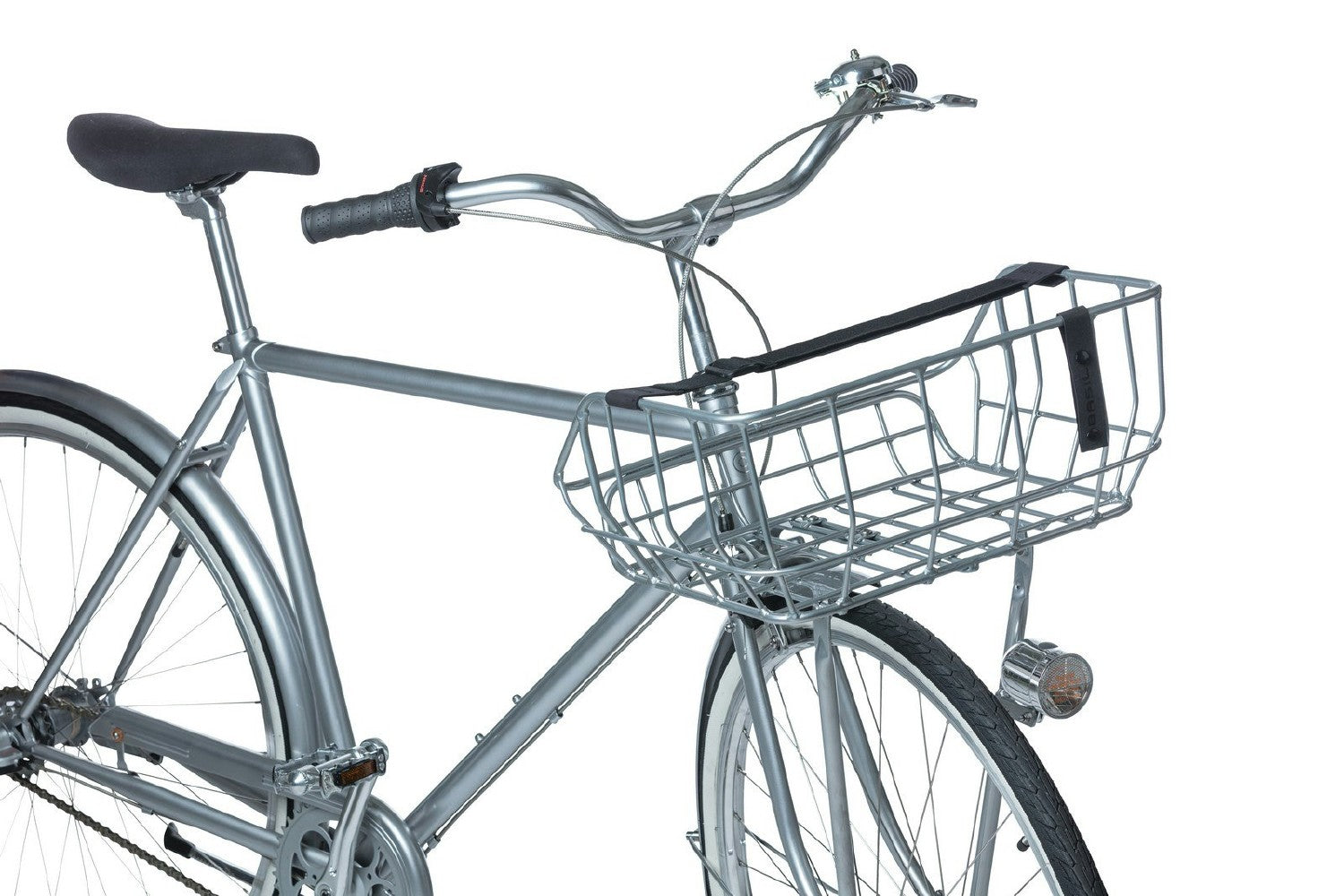 Basil Portland Front Basket Mik 25L - Chrome