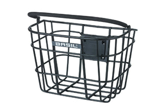 Basil Bremen Alu KF Front Basket - Black
