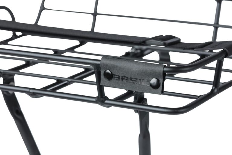 Basil Portland Front Carrier - Matt Black