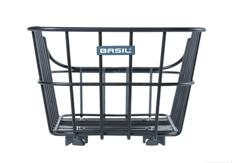 Basil Cento Alu Rear Basket WSL - Black