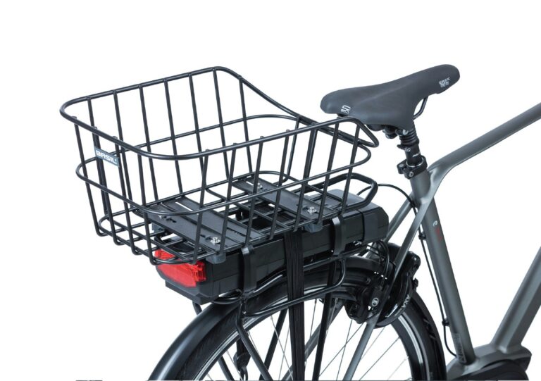 Basil Cento Alu Rear Basket WSL - Black