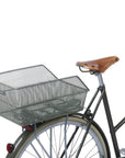 Basil Cento Rear Bicycle Basket Fixed - Olive Green
