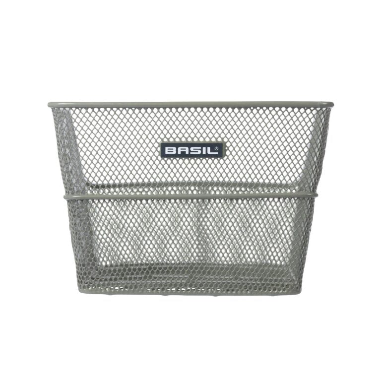 Basil Cento Rear Bicycle Basket Fixed - Olive Green
