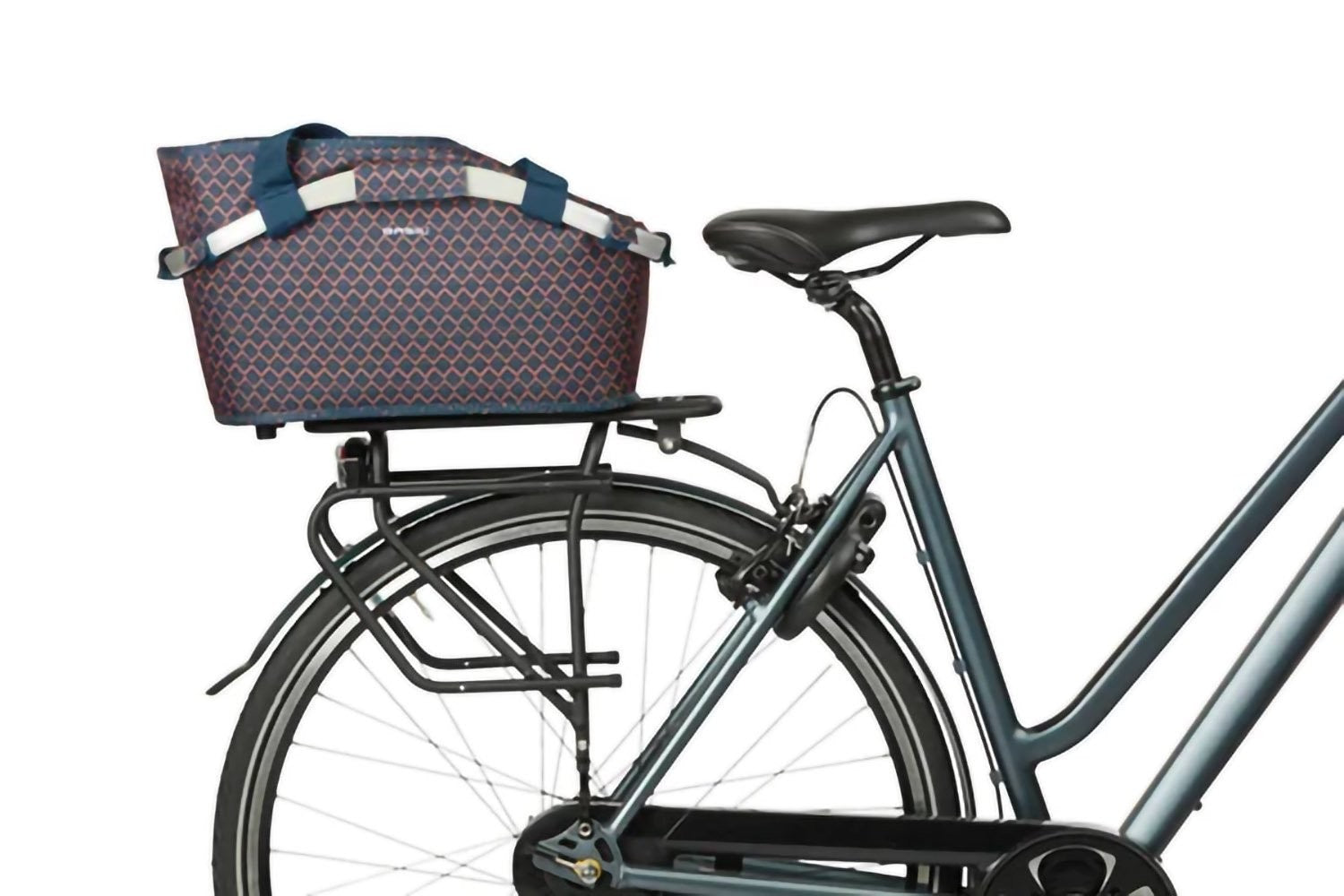 Basil Flair Carry All Rear Basket MIK 22L - Navy