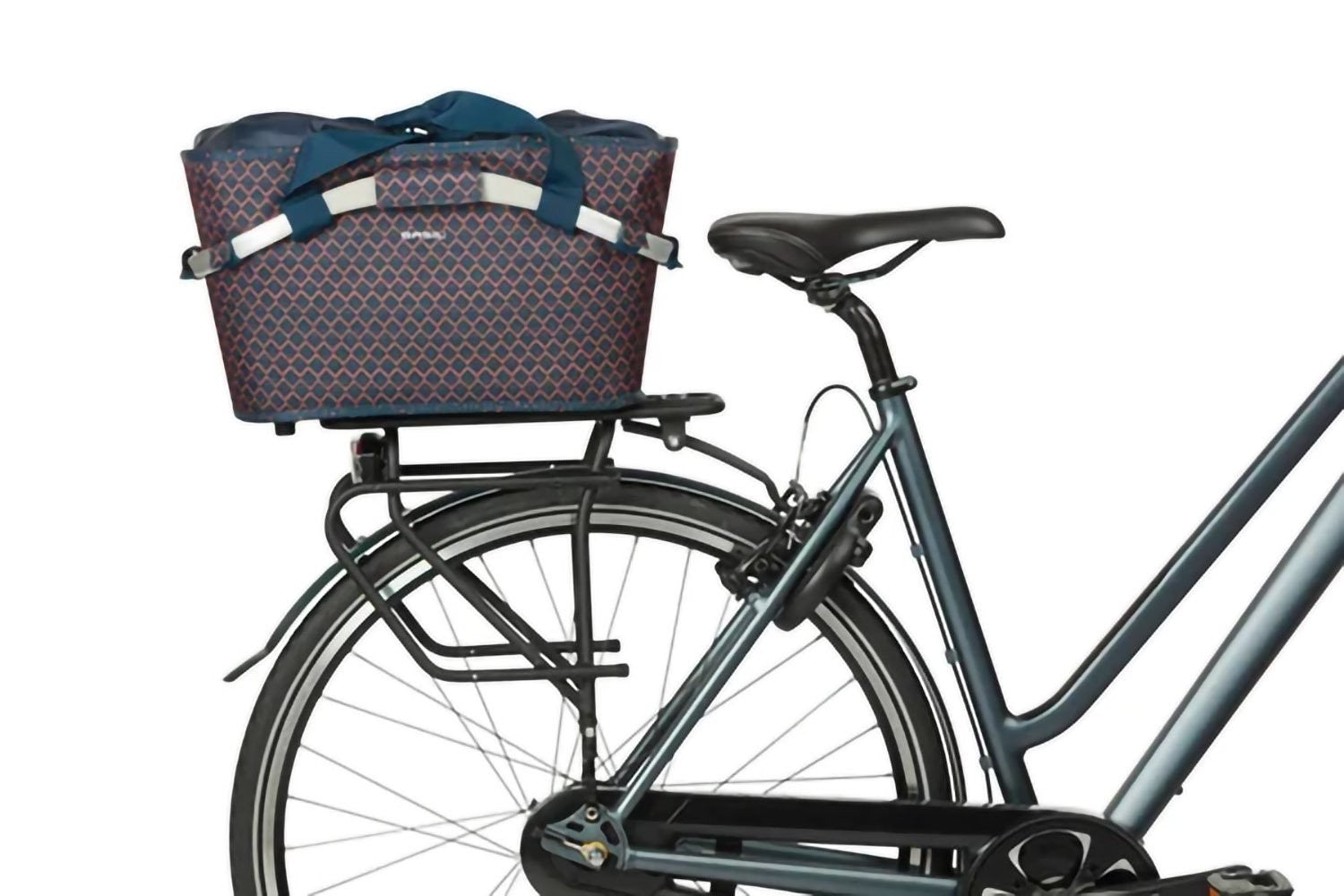 Basil Flair Carry All Rear Basket MIK 22L - Navy