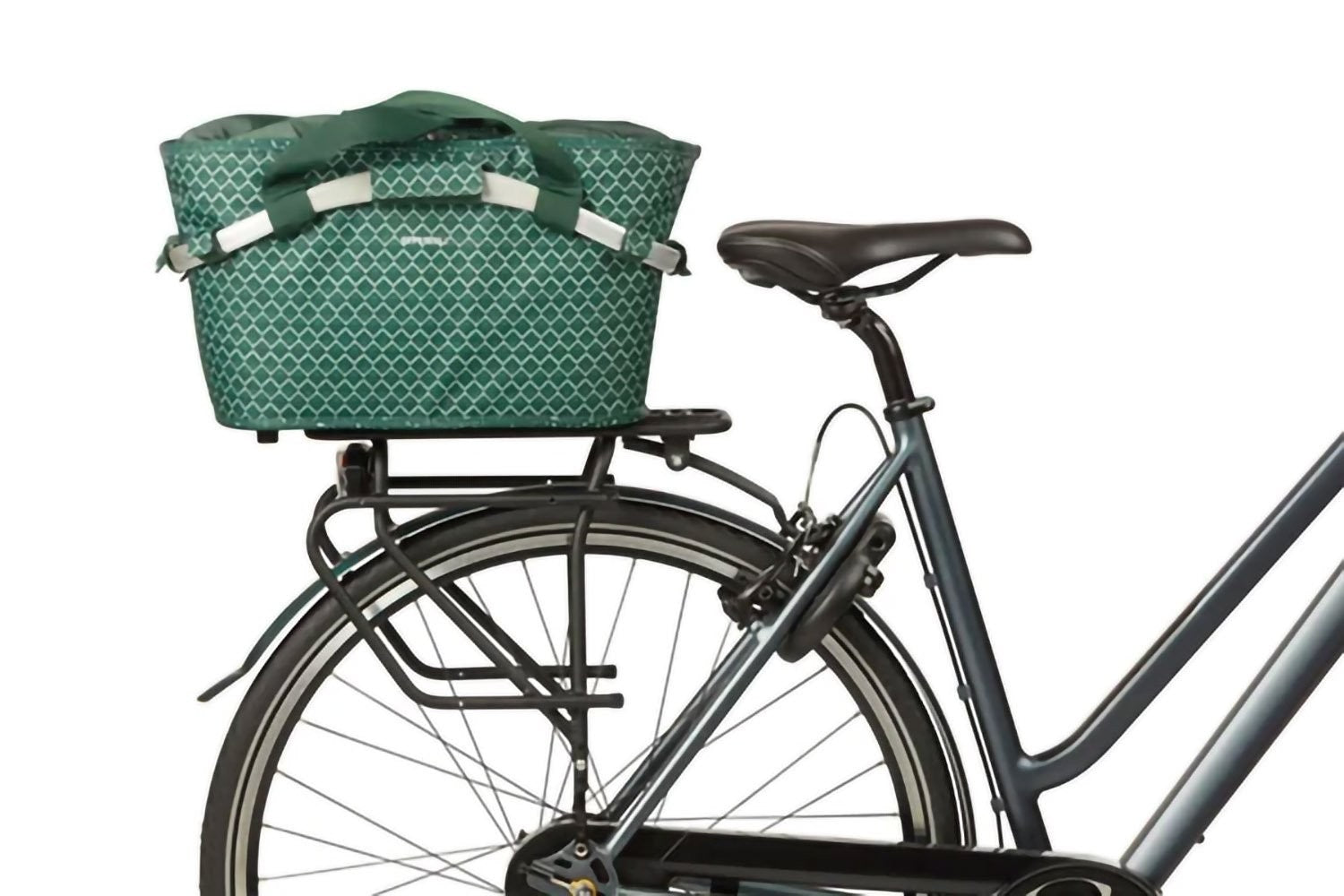 Basil Flair Carry All Rear Basket MIK 22L - Green