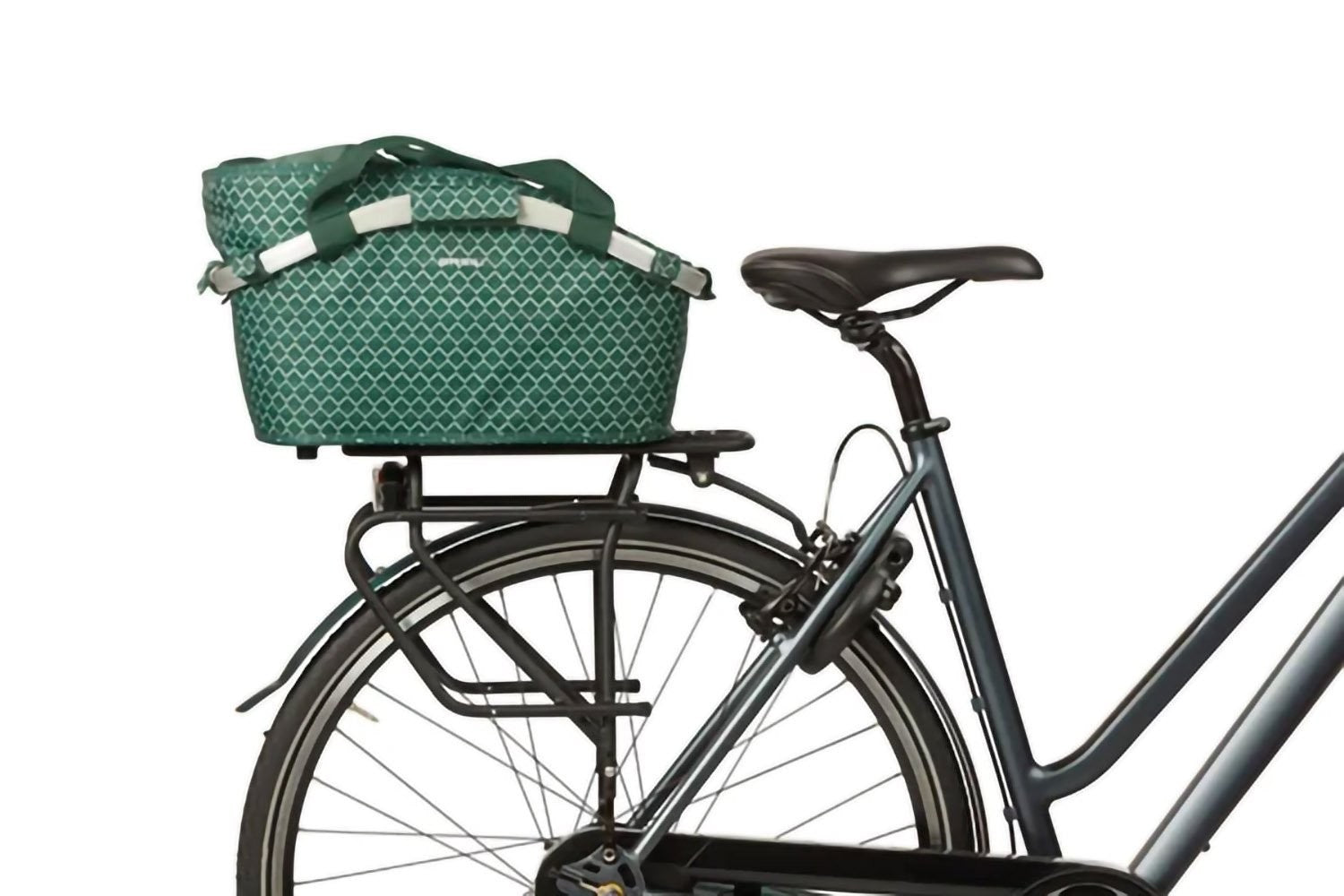 Basil Flair Carry All Rear Basket MIK 22L - Green