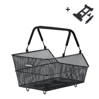 Basil Cento Rear Basket MIK 2.0 - Black