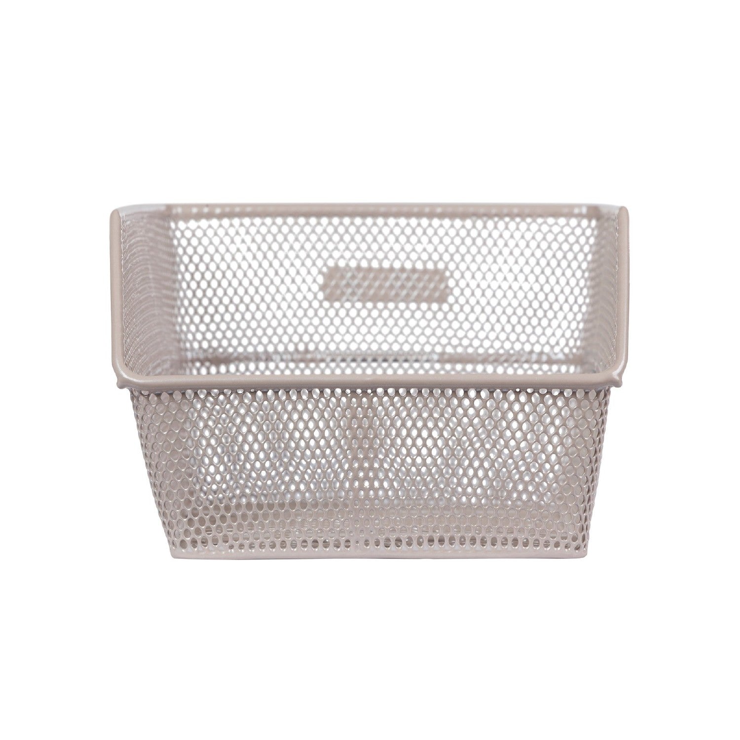 Basil Cento S Rear Basket - Nude Metallic