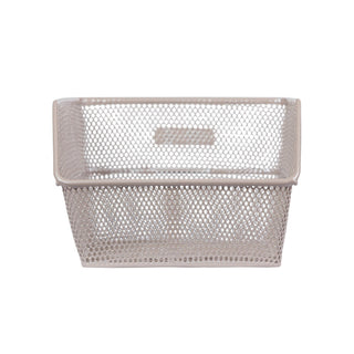Basil Cento S Rear Basket - Nude Metallic