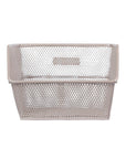 Basil Cento S Rear Basket - Nude Metallic