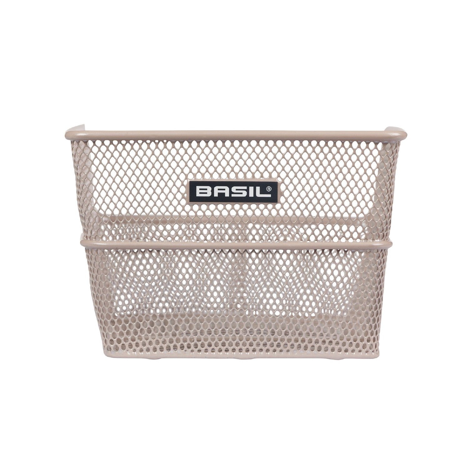 Basil Cento S Rear Basket - Nude Metallic