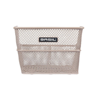 Basil Cento S Rear Basket - Nude Metallic