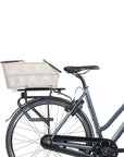 Basil Cento Mik 2.0 Rear Bicycle Basket - Nude Metallic