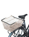 Basil Cento Mik 2.0 Rear Bicycle Basket - Nude Metallic