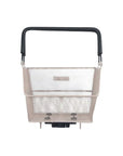 Basil Cento Mik 2.0 Rear Bicycle Basket - Nude Metallic