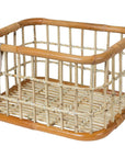 Basil Rear Green Life Rattan Large 30L - Brown