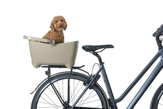 Basil Buddy Dog Bicycle Basket MIK 2.0 - Biscotti Brown