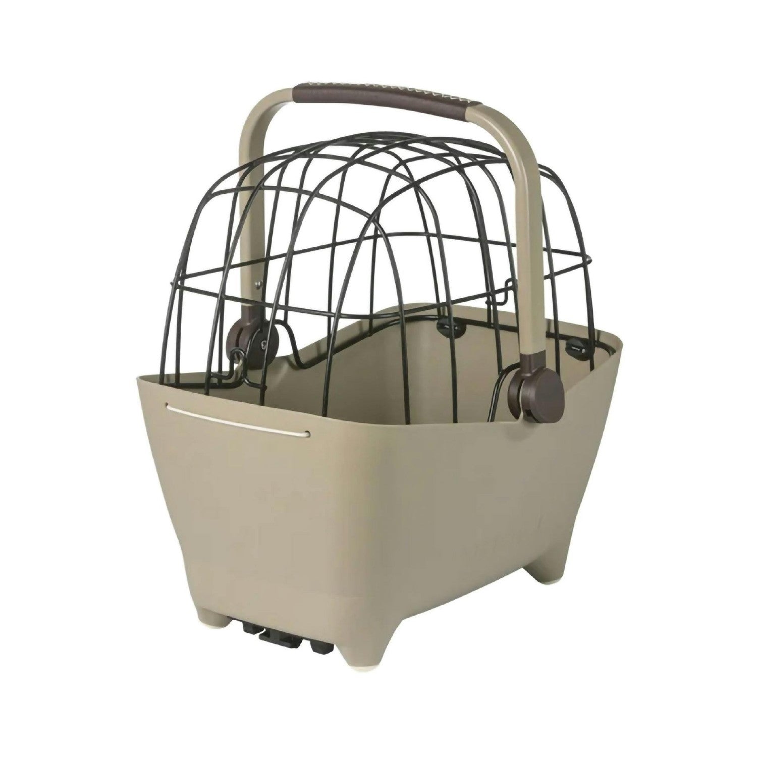 Basil Buddy Dog Bicycle Basket MIK 2.0 - Biscotti Brown