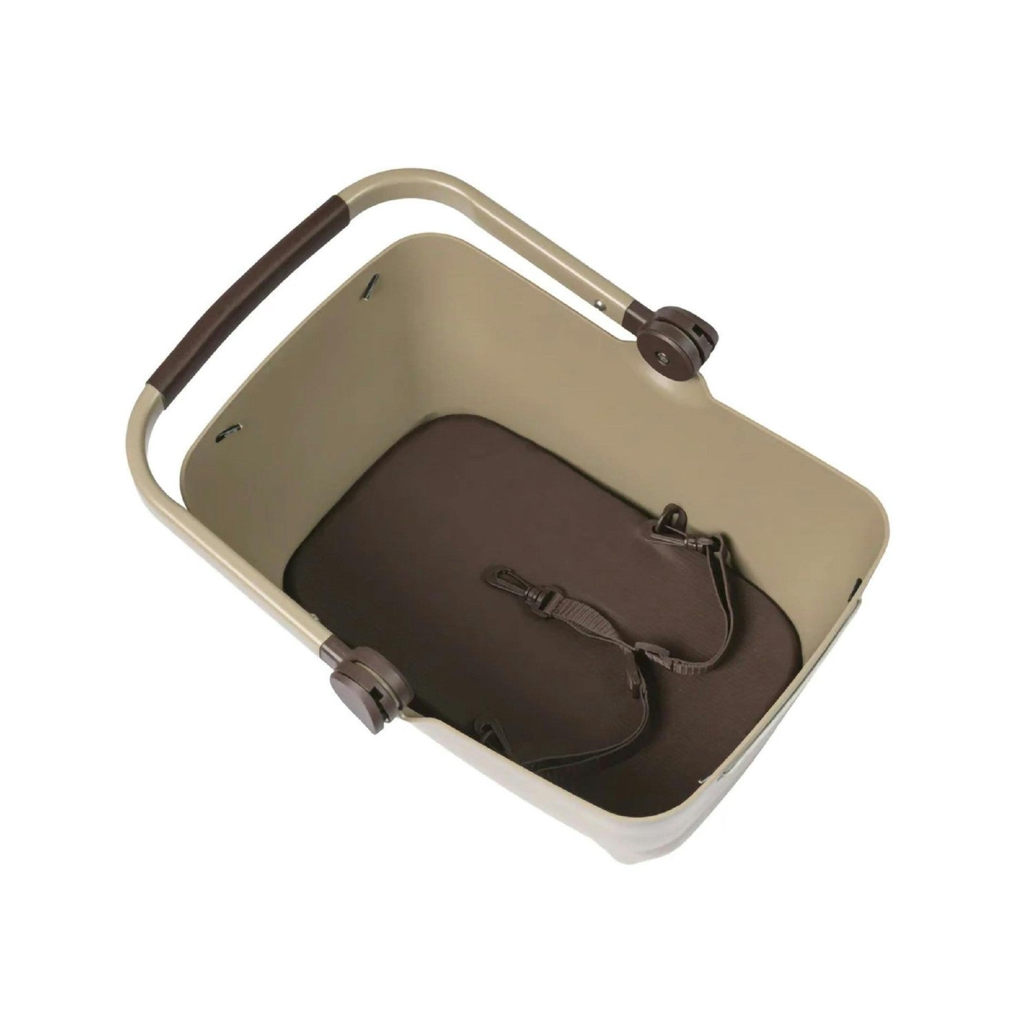Basil Buddy Dog Bicycle Basket MIK 2.0 - Biscotti Brown