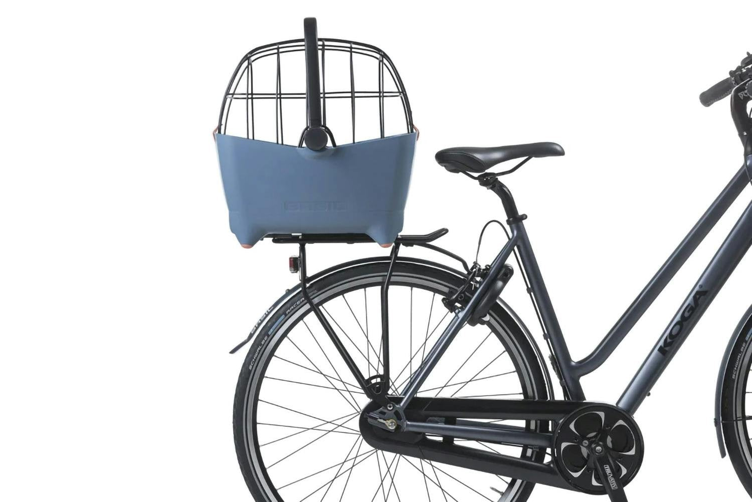 Basil Buddy Dog Bicycle Basket MIK 2.0 - Faded Denim