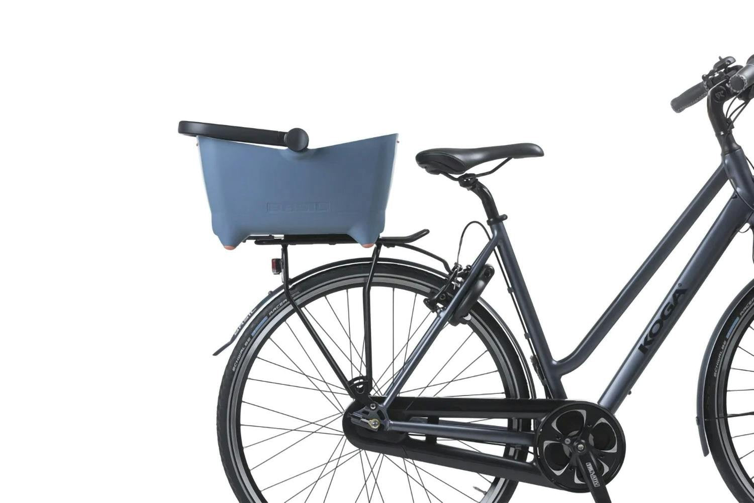 Basil Buddy Dog Bicycle Basket MIK 2.0 - Faded Denim