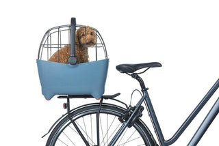 Basil Buddy Dog Bicycle Basket MIK 2.0 - Faded Denim