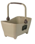 Basil Buddy Dog Bicycle Front Basket KF 32L - Biscotti Brown