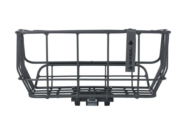 Basil Portland Rear Basket Mik 25L - Black